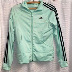 Adidas Jackets \u0026 Coats | Mint Green Adidas Track Jacket | Color: Green | Size: S | Camdc's Closet